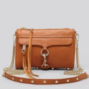 Rebecca Minkoff Big MAC Cognac Brown Crossbody Bag